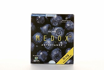 MEDOX: Blåbær- og solbærekstrakt med antioksidanter.