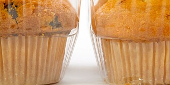 KOLESTEROLBOMBER: Plastpakkede muffins og andre industrifremstilte bakervarer er blant de største kildene til transfett.