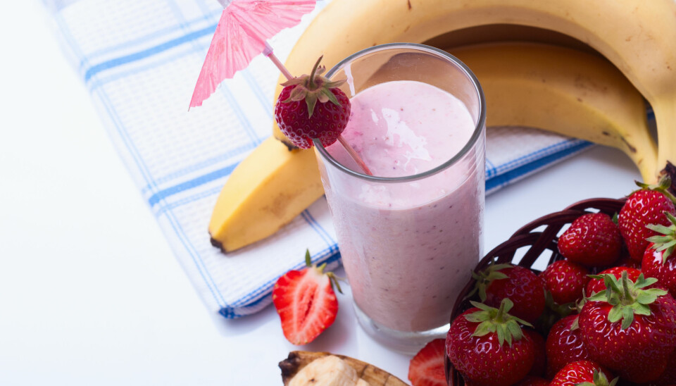 SUNT OG GODT: Smoothie bidrar med søtsmak, men også masse god næring.