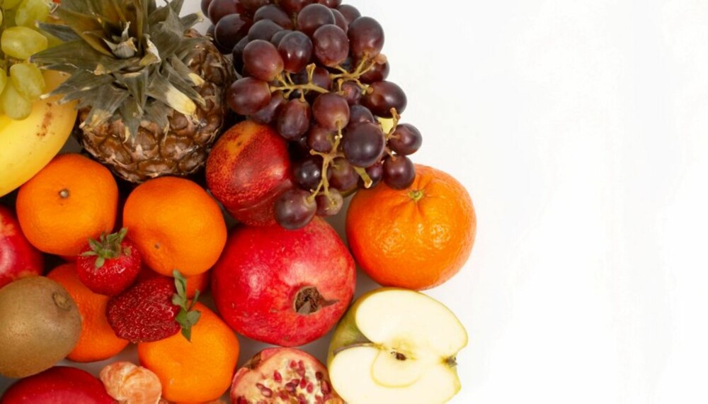 FRUKT: 300 gram frukt om dagen gir energi, vitaminer og antioksidanter.