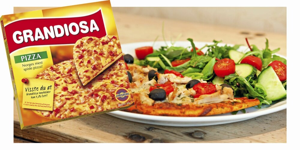GRANDIS: Hverdagspizzaen blir sunnere om man bare tilsetter mer grønnsaker og samt magre proteinkilder.