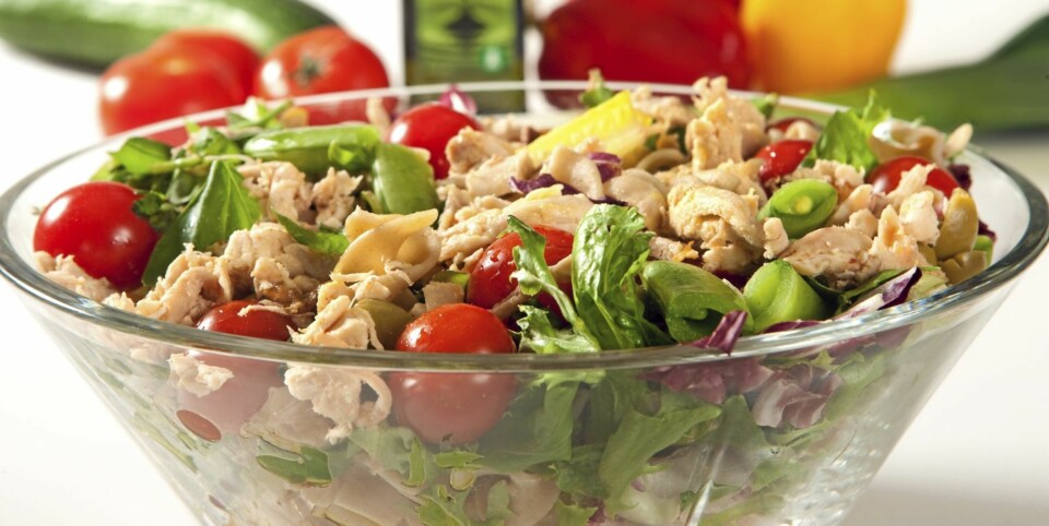 KYLLINGSALAT: Lettvint, godt og sunt.
