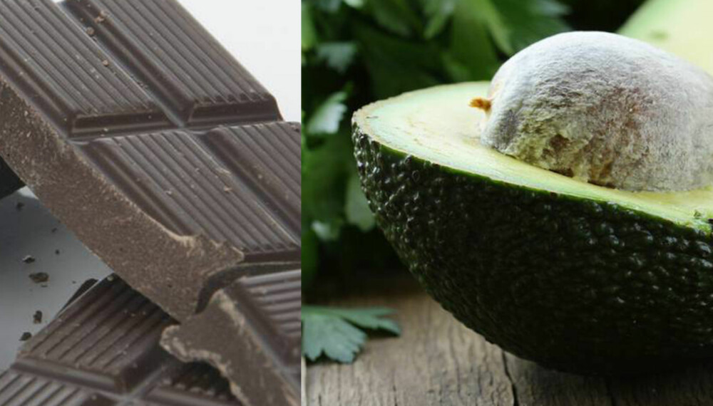 VISSTE DU AT...: Avokado kan gjøre huden myk og smidig, og at mørk sjokolade inneholder antioksidanter som er bra for huden? ILLUSTRASJONSFOTO: Colourbox