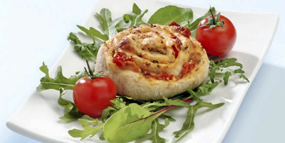 Her er pizzaen staten vil du skal spise