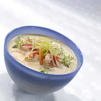 FISKESUPPE: 452 Kcal per porsjon.