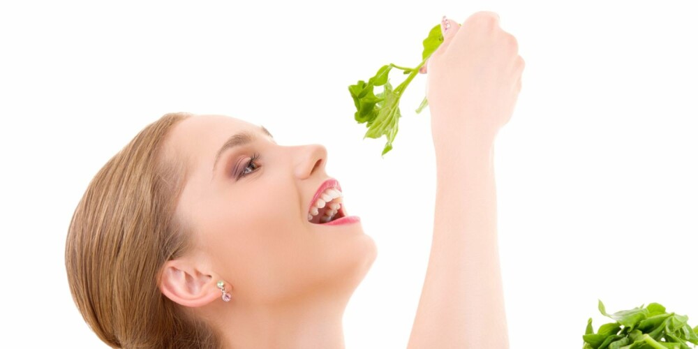 SPIS GRØNT: Hvis du er flink til å spise grønne grønnsaker, får du antageligvis allerede i deg mye antioksidanter.