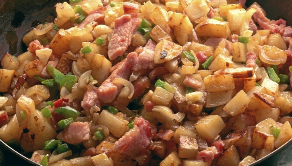 BRA MAT: Bacon og poteter er absolutt sunt, hvis det spises med måte og tilberedes riktig.