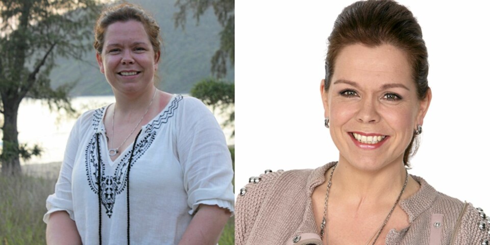 SUPERSLANKER: Jane Filseth Andersen (37) var overbevist om at hun ikke kunne klare å gå ned i vekt. (t.v). Nå er hun 19 kilo lettere. (t.h)