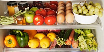 VÆR BEREDT: Fyll kjøleskapet med sunne varer, så har du alltid nødproviant tilgjengelig.