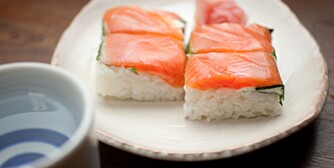 TAKEAWAY: Sushi er et godt overtidsvalg, bare spis litt mindre av risen.