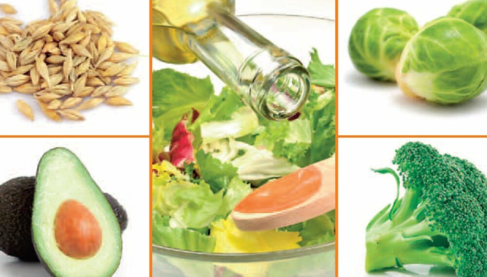 FETTLØSELIG: Det er viktig med oljebasert dressing eller annet fett i maten, for å kunne oppta vitamin K fra salater og grønnsaker.