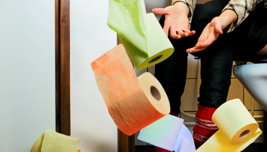 DIARÉ OG LØS MAGE: Med diaré menes tynne og hyppige avføringer og kan komme sammen med oppkast ved omgangssyke. Du kan også oppleve diaré på grunn av stress eller at du har fått i deg bakterier i maten på ferie.