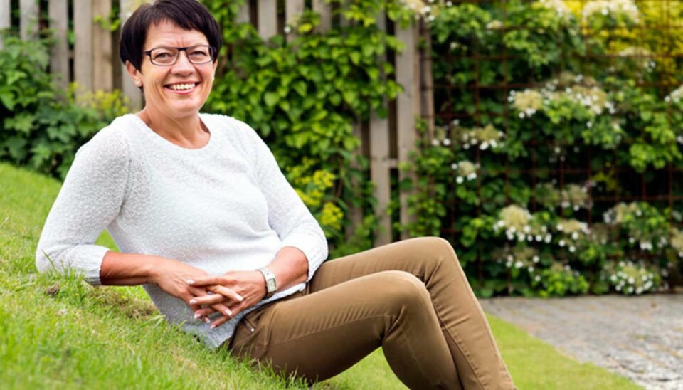 LYKKELIG: - Jeg skal aldri opp i vekt igjen, forsikrer Kirsten Mikkelsen.