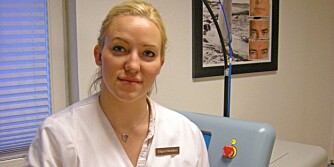 SYKEPLEIER: Marianne Jægtvik ved Ellipseklinikken.