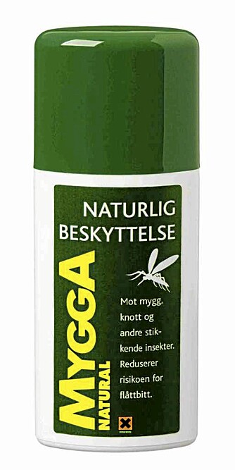 NEST BEST: Mygga natural kom nest best ut i den svenske testen - og er best av myggmidlene du får i Norge.