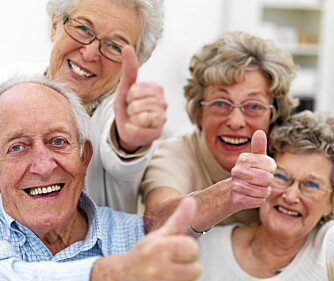 LYKKELIGERE ALDERDOM: Noen får større vennekrets når de blir pensjonister.