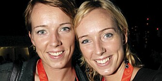 HVEM BLIR ELDST? Tvillinger og håndballspillere Kristine Lunde (til venstre) and Katrine Lunde Haraldsen er sannsynligvis i like god form. Men ser Kristine litt yngre ut enn Katrine? I så fall kan hun komme til å leve lenger enn sin søster. Eller motsatt. HVEM BLIR ELDST? Tvillinger og håndballspillere Kristine Lunde (til venstre) and Katrine Lunde Haraldsen er sannsynligvis i like god form. Men ser Kristine litt yngre ut enn Katrine? I så fall kan hun komme til å leve lenger enn sin søster. Eller motsatt.