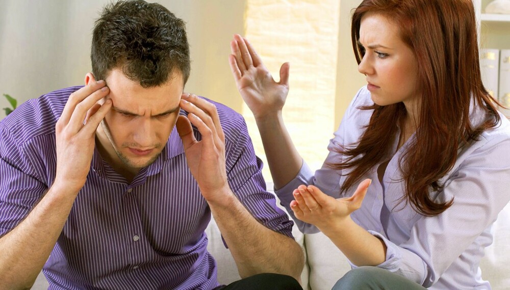 LYTT: Hvis man aktivt lytter til hverandre og er tilstede for hverandre, er det lettere å unngå kjefting og smelling.