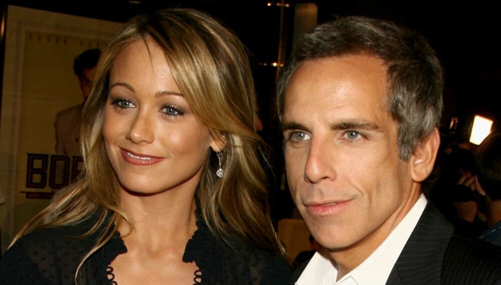 PERFEKT ALDERSFORSKJELL: Ben Stiller er fem år eldre enn sin kjære Christine Taylor. De er dermed ganske nærme det britene oppfatter som det perfekte par.