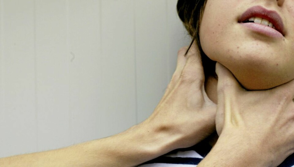 EN SEKSUELL AVART: Strangulering, eller autoerotic asphyxiation, omtales som en eksrem seksuell preferanse - som er potensielt dødelig. Ifølge en ny, amerikansk undersøkelse eksperimenterer barn helt ned i 9-årsalderen med kvelning for å få en slags rus ut av det.