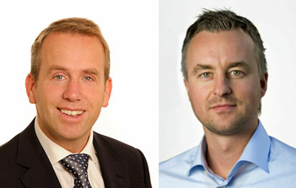 EKSPERTKILDER: Henrik A. Jensen, advokat i Advokatfirmaet Legalis AS og Pål Rune Eklo, kommunikasjonsrådgiver i Gjensidige Forsikring ASA. FOTO: Privat