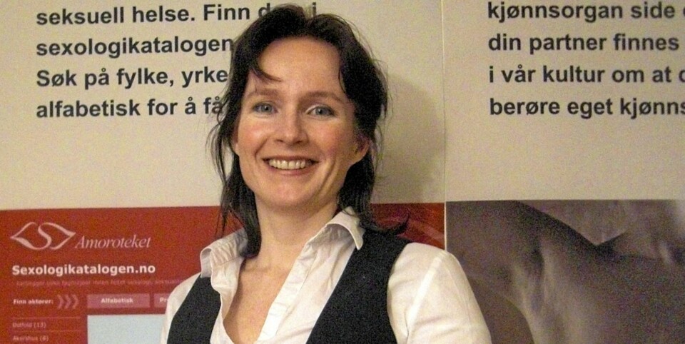 SEXOLOG: Stine Kühle-Hansen er sexologisk rådgiver og leder for Amoroteket, Norges første sexologiske museum.