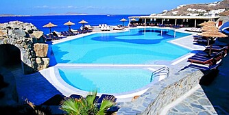 HELLAS: Det mest romantiske hotellet som finnes i Hellas er Mykonos Grand Hotell & Resort på det greske fastlandet.
