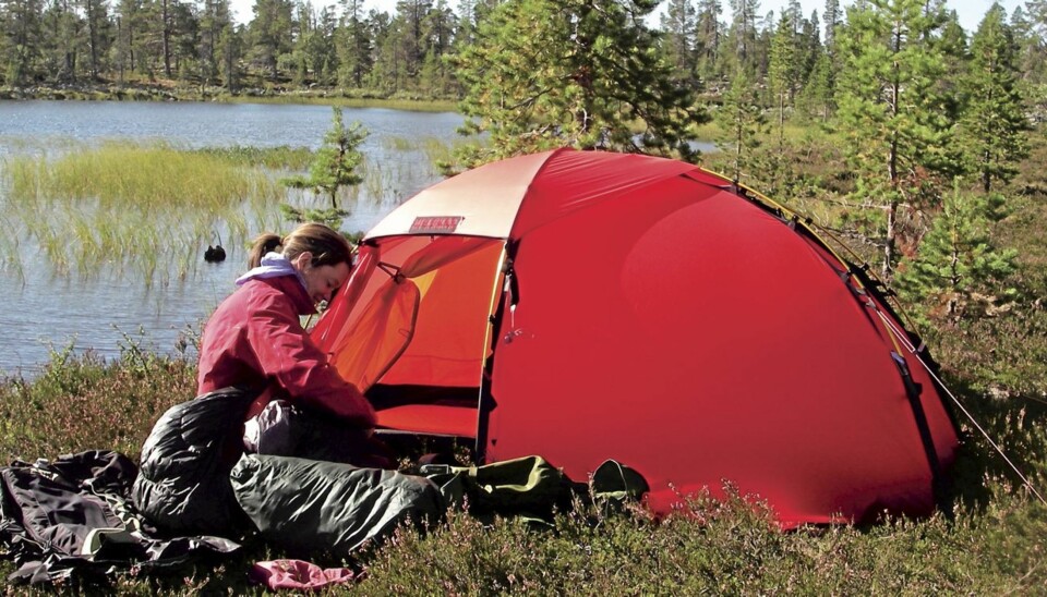 HILLEBERG SOULO: Teltet har god høyde og plass til utstyr i fortelt, det er stabilt og solid og har generelt gode løsninger.