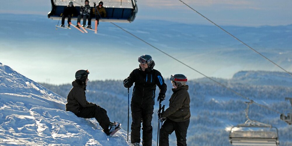 JUBILEUM: Skeikampen feirer i år 50-årsjubileum. Den første skiheisen ble åpnet i februar 1959.