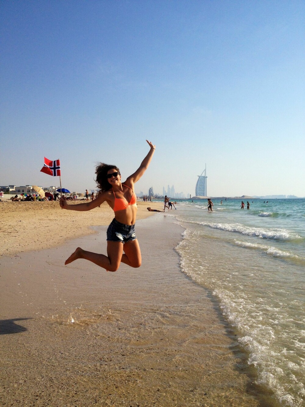 Lina (23) i Dubai. FOTO: Privat