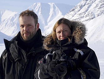 GIR UT BOK: Siden 2001 har Fredrik Granath og Mireille de la Lez (begge 38 år) tilbrakt store deler av vintrene i Arkits.