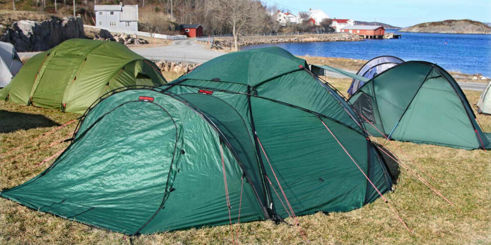 Store telt – mye plass
