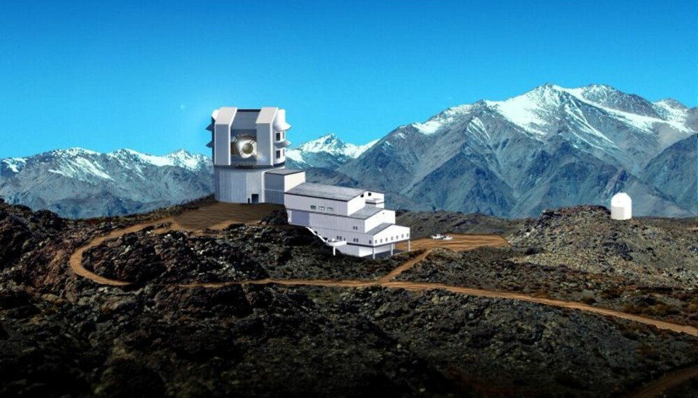 GODE FOTOFORHOLD:På en fjelltopp i Andesfjellene, 2800 meter over havet, skal LSST-teloskopet oppføres i 2011.(Foto: LSST)