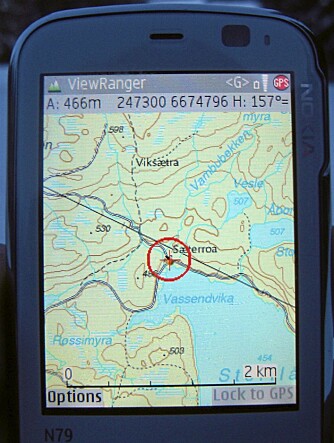 ViewRanger GPS til Nokia