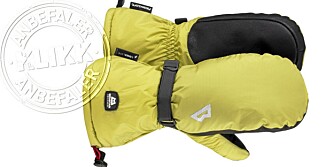 GODT GREP: Vottene fra Mountain Equipment er meget varme med et godt grep, god lengde og generelt meget god konstruksjon. GODT GREP: Vottene fra Mountain Equipment er meget varme med et godt grep, god lengde og generelt meget god konstruksjon.