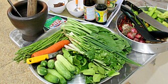 TRINN FOR TRINN: Et thaimåltid krever god planlegging, men er enkel å tilberede.