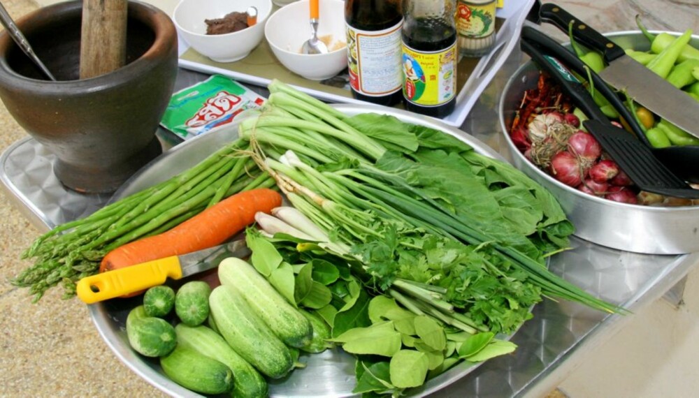 TRINN FOR TRINN: Et thaimåltid krever god planlegging, men er enkel å tilberede.