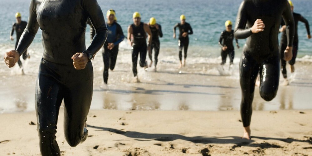 ALLSIDIG: Triatlon gir allsidig trening, for svømming gir sterk overkropp, mens sykling og løping gir sterke ben.