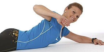 ROTASJON: Øker bevegelighet og styrke i den midtre delen av ryggen.
