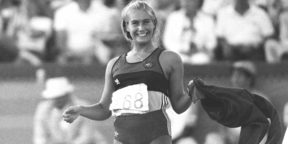 OL-DEBUT: 18 år gammel kom Trine Solberg Hattestad på femteplass under OL i Los Angeles i 1984, samme år Grete Waitz ble første norske kvinne til å ta OL-medalje.