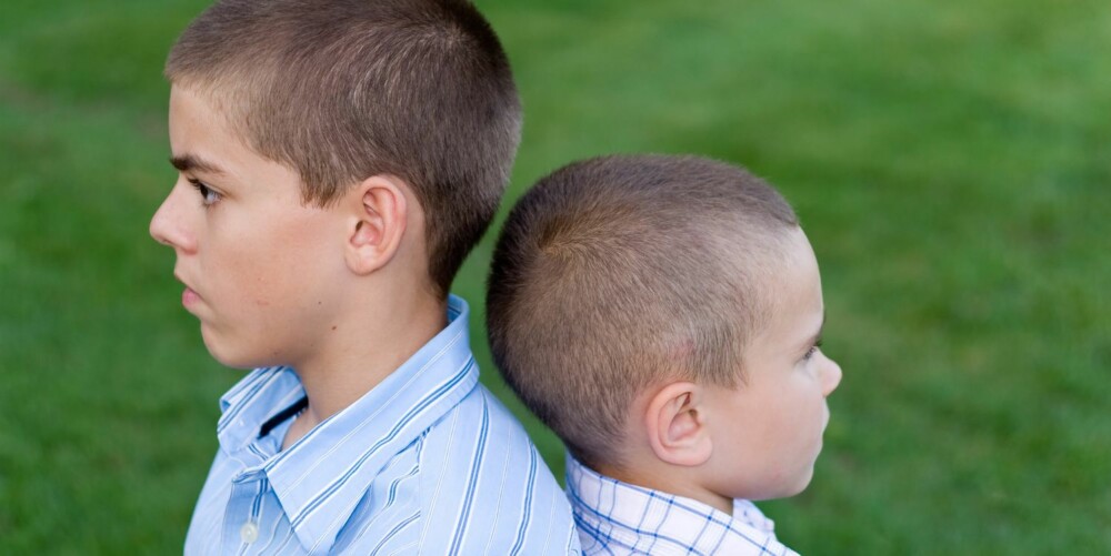 SØSKEN: Kan man forvente at storebror bruker tid på lillebror på fritida?
