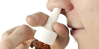 NESESPRAY: Reseptbelagt nesespray, som skal hjelpe pollenallergikere, kan vise seg å gi migrene hos noen pasienter.