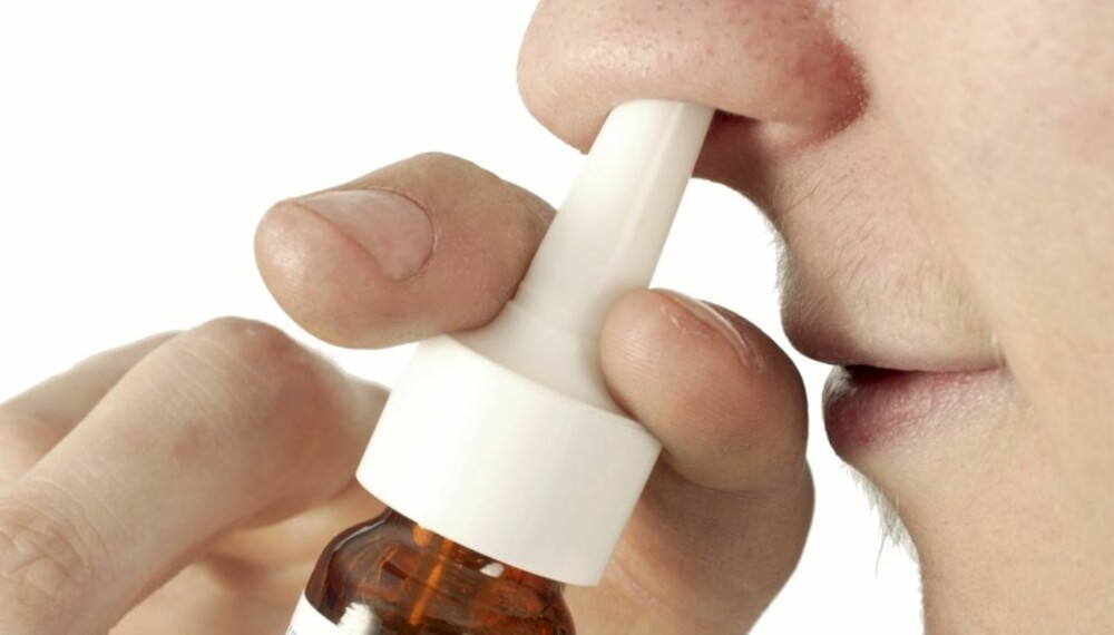 NESESPRAY: Reseptbelagt nesespray, som skal hjelpe pollenallergikere, kan vise seg å gi migrene hos noen pasienter.