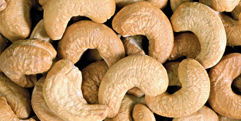 CASHEWNØTTER: Noen nøtter og frø er bra for deg med irritabel tarm, andre typer, som cashewnøtter, bør du holde deg unna.