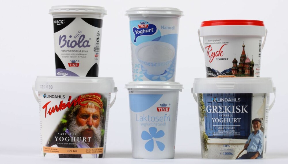 YOGHURT NATURELL: DinKost.no vurderer næringsinnholdet i naturell yoghurt. Forskjellene er større enn man skulle tro.