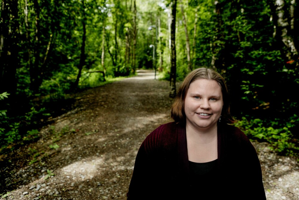 GODE DAGER: Heidi har det alltid bedre om sommeren, når lyset og naturen er terapi i seg selv.