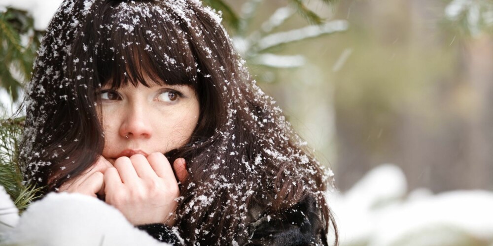 FROSSENPINN: Mens noen tåler mye kulde, er det andre som blir kalde så fort de stikker nesen utenfor døra.