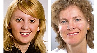 EKSPERTENE: F.v. førsteamanuensis Alix Young Vik (t.v.) og stipendiat Aida Mulic ved Institutt for klinisk odontologi, Universitetet i Oslo.