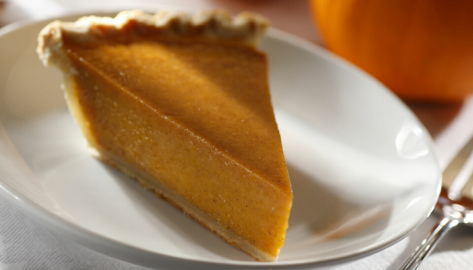 GRESSKARPAI: En søt amerikansk pai som er vanlig å servere til Halloween og jul.
