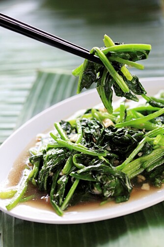 Sauterte grønnsaker brukes mye i det kinesiske kjøkken.